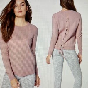 Lululemon Tied to You Lace Up Sweater *Rare*